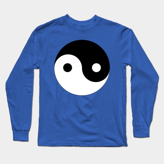 Yin Yang Long Sleeve T-Shirt by Mako Design 